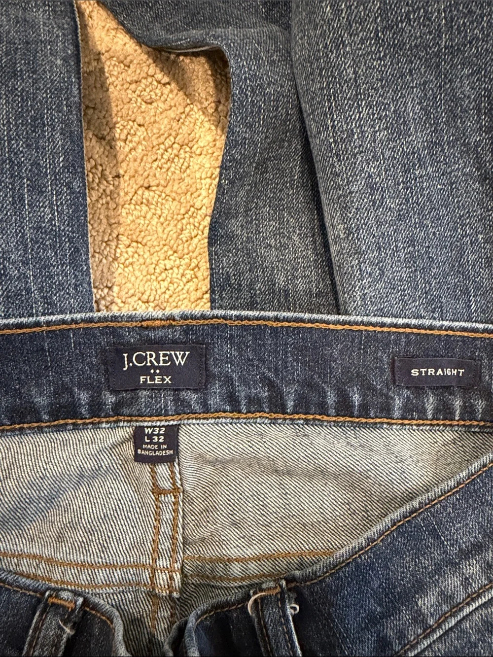 J. Crew Men's Straight-Leg Denim Jeans in Classic Blue